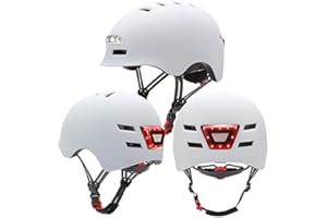 SCOOTISFACTION Casco inteligente ergonómico con luz para scooter eléctrico bicicleta monopatín Xiaomi Ninebot PURE Kugoo Kaboo