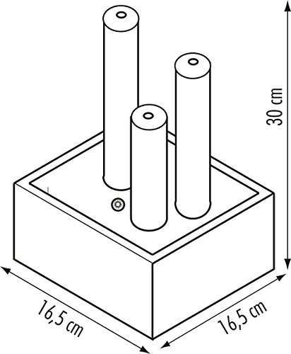 Edelstahl-Schieferbrunnen Montreal von seliger® - 3