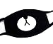 3PCS Unisex Breathable Anti Dust Earloop Mouth Face Mask Black (Style A)
