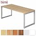 Produktbild Bümö® massiver Schreibtisch höhenverstellbar | Bürotisch extrem massiv & stabil | Büroschreibtisch Tisch für Büro in 4 Größen & 6 Dekoren (Eiche, 180 x 80 cm)