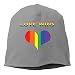 Produktbild Funny Unisex Fashion Hip-Hop Knitted Hat for Mens Womens Colorful Rainbow Love Wins Heart Unisex Cuffed Plain Skull Knit Hat Cap Head Cap