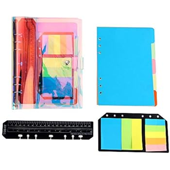 Classical A5 Refillable Notebook Set With 6 Holes Loose Leaf