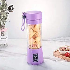 Abhsant Portable blender,380ml??blender bottle,Eletric USB Juicer Cup,bottle blender for shakes and smoothies, Electric Fruit Mixer, small blender? (Pack of 1)