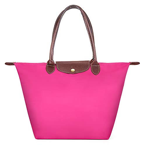 Meersee Bolsos Totes para Mujer, Bolsa de Mano para Mujer Shopper Bolsa con Cremallera Bolsos Totes Bolsa de Impermeable de Nylon