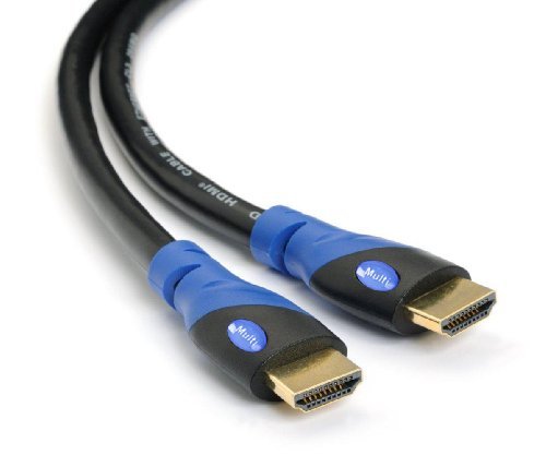Multi Kabel- High Speed HDMI Kabel mit Ethernet (1m)-1.4a / 2.0 kompatibel - 1.4a- unterstützt Full HD 3D & Audio Return Channel-[Die Späteste HDMI Version Verfügbar] 1 Meter