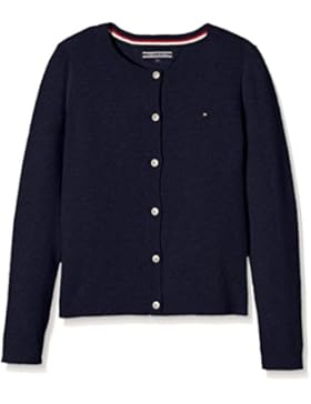 Tommy Hilfiger Girls CN Cardigan L/S, Maglione Bambina