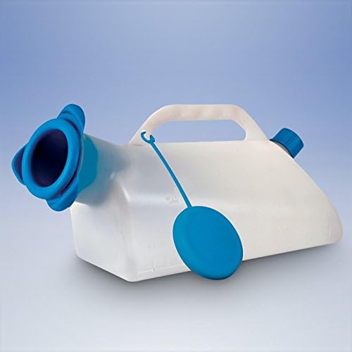 Urolis Male Urinal with Spill-Proof System &amp; Lid (1.5 Litre Capacity)