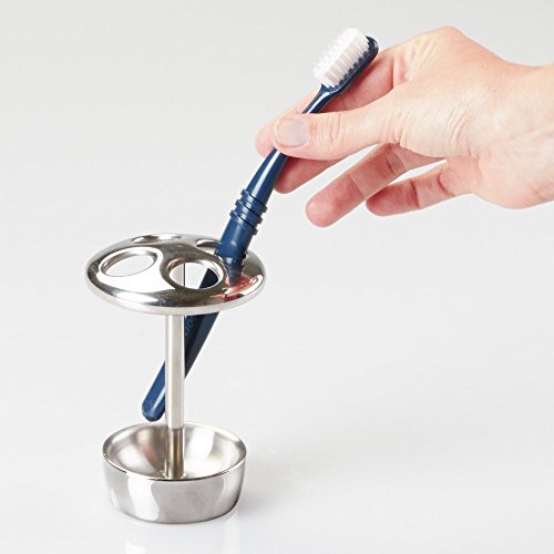 InterDesign Forma Zahnbürstenhalter für das Bad – Edelstahl Poliert - 4