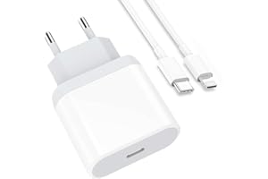 TORTOISE LOOK Cargador iPhone Carga Rápida [Certificado MFi] Cargador iPhone 20W Cargador Rápido USB C con Cable Lightning 2M for iPhone 14/14 Pro/14 Pro Max/14 Plus/13/12/11/SE/XS MAX/XR/X, Enchufe Pared Corrient