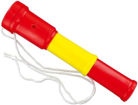 Supporter Air Horn Reusable Does Not Require Pressurised Aerosol Only Need to Blow through Small Side Aperture with Strap for Easy Carrying, Rouge jaune rouge, Queen