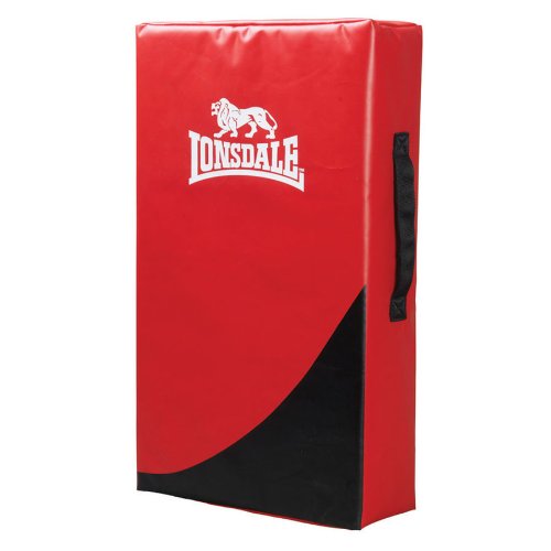 Lonsdale Flat Strike Shield - Red/Black, One Size Lonsdale Flat Strike Shield - Red/Black, One Size