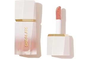 SHEGLAM Glow Bloom Surligneur liquide imperméable longue durée avec finition rosée scintillante – Brunch Bellini