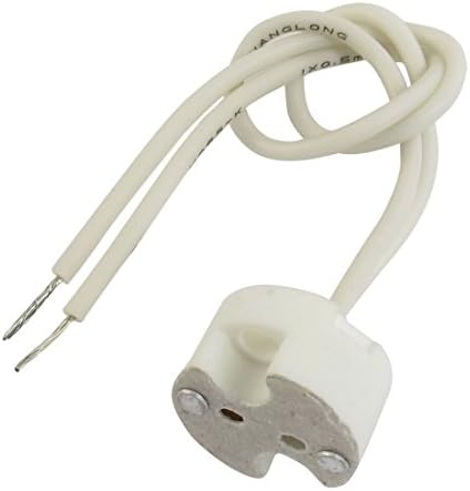 Aistuo GU5.3/ MR16 Lamp Holder Connector Socket for 12V Halogen &amp; LED (10 Pack)