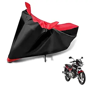 Euro Care Bajaj Pulsar 180 DTS-i Waterproof - UV Protection & Dust Proof Full Bike Two Wheeler Body Cover(Black/Red)