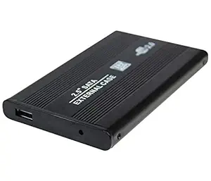 WILDCROC External Hard Disk Enclosure for 2.5 inch SATA HDD/SSD | Portable SATA Case with USB Port Access