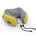 Produktbild WJW Hals Massage Kissen U-Form Vibration Tragbar Elektrisch Hals Und Zervikal Massagegerät Reisekissen Massage Gedächtnisschaum U-Förmig USB-Ladevorgang,Yellow