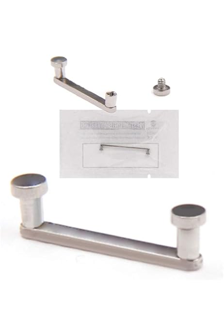 Surface Piercing Barbell 90 Grad - Schlangenaugen Piercing Chirurgenstahl