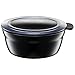 Produktbild Silit Vorratsdose Fresh Bowls Piano Black rund Silargan Funktionskeramik Multifunktions Schale mit luftdichtem Aroma Deckel zum Vorbereiten, Aufbewahren und Servieren, Ø 14 cm