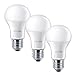 Produktbild Philips E27 Edison Screw Light Bulb, 9 W - Warm White, 2700K, Pack of 3 [Energy Class A+]