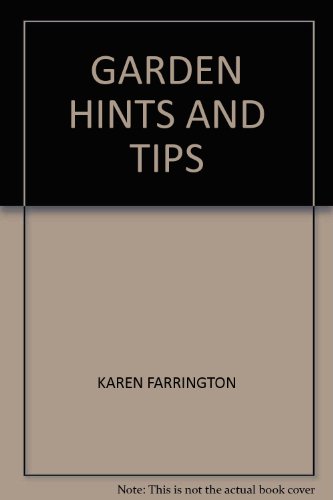 Preisvergleich Produktbild GARDEN HINTS AND TIPS