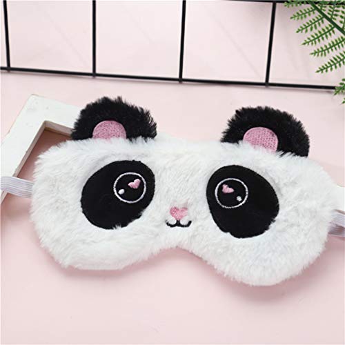 KYMLL Cute Panda Augenbinde Augenabdeckung Nacht Schlafen für Frauen Mädchen Schlafhilfe