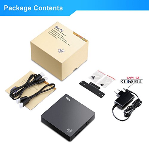 Z83V MINI PC Windows 10 Bqeel Smart Mini Desktop-PC Media Player mit Intel Atom x5-Z8350 Prozessor Intel HD Graphics 400 2GB DDR3+ 32GB ROM unterstützt Windows 10 / Linux System doppelte Bildschirmdarstellung über VGA und HDMI Port - 7