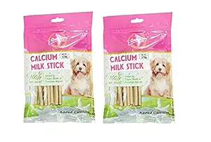 Gnawlers Get More Calcium Milk Stick Dog Treat 270g (Pack of 2)