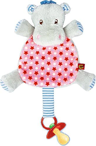 Cuddle comfort with dummy Hipp, hipp, hippo! Hippo pink Baby Charms