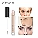 Liquid Concealer, O.TWO.O Long-Lasting Lightweight High Coverage Concealer Stick Shimmer Face Glow Highlighter Cream Freckle Black Eye Cover Lip Base(2#)