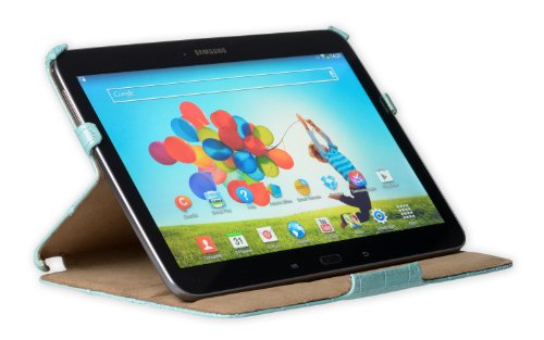 Die original GeckoCovers Samsung Galaxy Tab 3 10,1 Hülle Case Cover Tasche mit Aufsteller – Slimfithülle – Mit original Gecko Applikation und Stand – und Präsentationsfunktion / Slimfit Design / Click-In System - 4