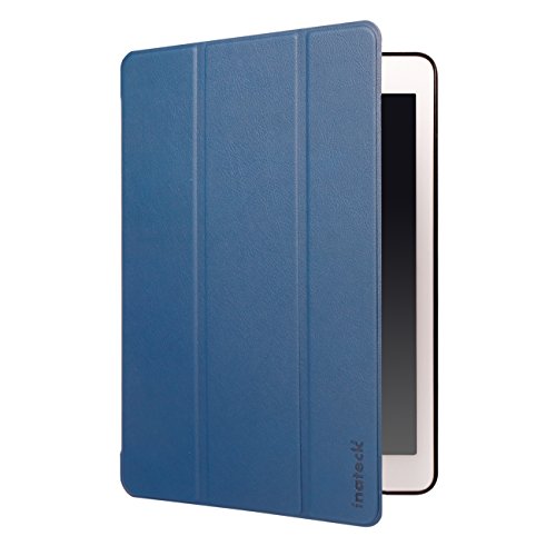 Inateck iPad Pro 9.7 Hülle - Ultra Slim Ledertasche Smart Cover mit Magnetischer Auto Sleep Wake-up Funktion und Standfunktion für iPad Pro 9.7, Blau