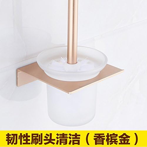 Sursy Toilet Brushes &amp; Holders Toilet From The Punch Toilet Brush Kit Space Aluminum Toilet Brush Soft Toilet Cup C