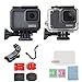 Produktbild Hootracker Schutzhülle Wasserdicht Gehäuse Tasche, für GoPro Hero 7 Silver/White Camera Action, mit Befestigungsschrauben und Basis Schutz Unterwasser 30 m, mit Schutzhülle und Hartglas-Displayschutz