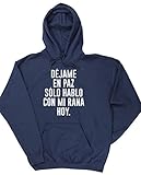 HippoWarehouse Déjame En Paz Sólo Hablo Con Mi Rana Hoy jersey sudadera con capucha suéter...
