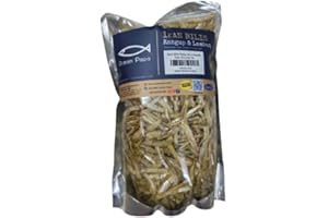 NICLAW GOURMET Gutted Grade 5A Medium Sized Blue Eyes Dried Anchovies Ikan BIlis Mata Biru Kopek, Halal, 500g Each, From Malaysia