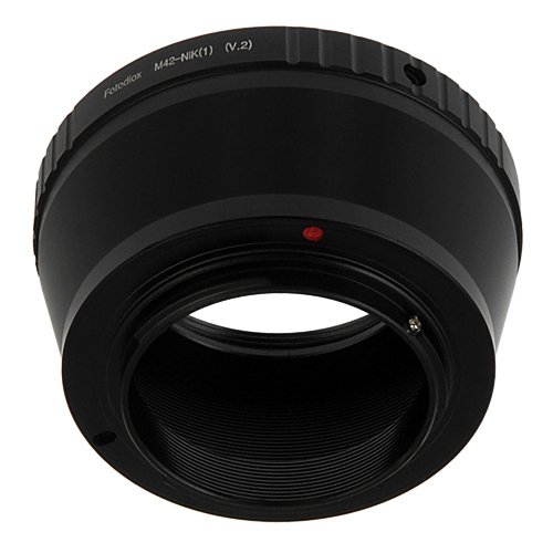 Fotodiox Pro Adaptateur de monture d objectif Version 2 pour Objectif M42    Cam  ra Num  rique sans Miroir -Mirrorless Digital Camera  Nikon 1  pour Nikon 1 S2  J4  V3  AW1  S1  J3  V2  J2  V1  J1  Version 2 PAS adapt   pour Pentax Takumar