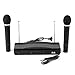 Produktbild KinshopS Wireless Mikrofon 75 kHz Mikrofon System Professionelle Wireless Dual Handheld 2 Mikrofone Empfänger für Karaoke Party Konferenz Hochzeit usw