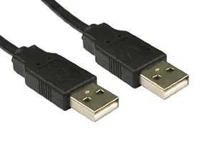 ADMI USB 2.0 Type A Male to Type A Male Cable (Black) (5M - 500CM - 16 Foot)