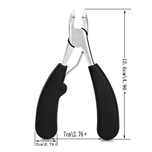 BEZOX – Präzision Fußnagel knipser Nagelzange Für Dicke Und Eingewachsene Fußnägel W / Metal Box - 8