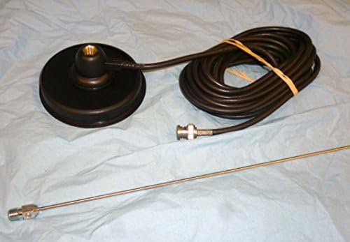TAXI CAB VHF MAG 8 ANTENNA COMPLETE 70MM BASE WITH bnc COMPLETE