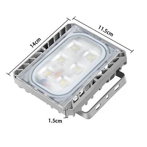 GOSUN® Super Hell 30W LED Fluter Außenstrahler 2700Lumen 230V IP65 CREE SMD5050 Kaltweiß, 36 Monate Garantie - 5