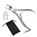 Toenail Clippers, Saxhorn Nail Clippers for Thick and Ingrown Toe Nail - Heavy Duty Nail Nipper and Cuticle Clippers - Stainless Steel