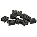 MagiDeal Pack of 10 Aluminum Chips Cooling Cooler Heatsink for TO-220 Triode IC RS.240.00