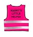 Kids Infant Hi Viz Boys Girls Nanny's Little Helper Printed Top Waistcoat Vest