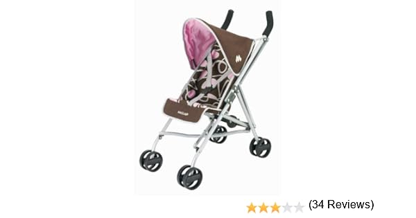 poussette maclaren quest rose et marron