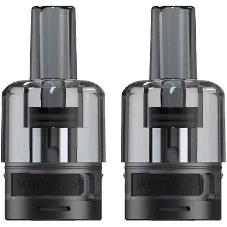Voopoo ITO Pod Ersatzpods 2er Pack – 2 Ml Fassungsvermögen, Widerstand 1,0 Ohm, Nikotinfrei