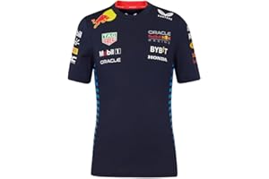 CASTORE Red Bull Racing Koszulka F1 Team Oficjalna Formula 1 Niebieska Dziecko, niebo nocą, 8 lat