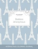 Image de Adult Coloring Journal: Debtors Anonymous (Pet Illustrations, Eiffel Tower)
