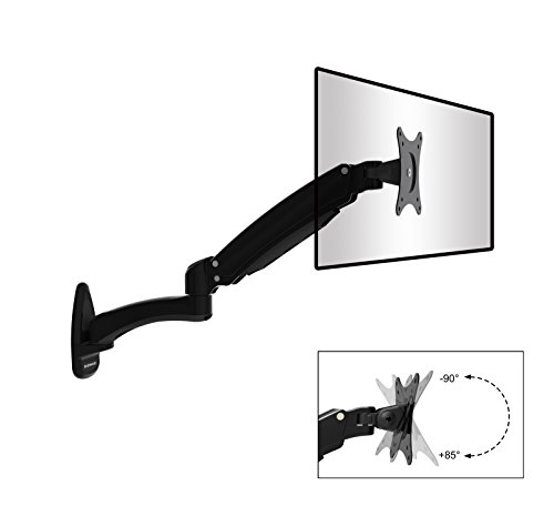 Duronic DM55W1X2 Wandmontierbare Monitorhalterung für einen LCD / LED Computer Bildschirme / Fernsehgeräte mit Kipp und Drehfunktion - 4