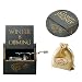 Produktbild wishing Holz Spieluhr Game of Thrones Hand-hölzerne Spieluhr Hand-Klassischen Musik-Box Dekoration Box Kreative Holz Handwerk Geschenk für Kinder, Familie und Freunde mit Geschenktasche - (schwarz)